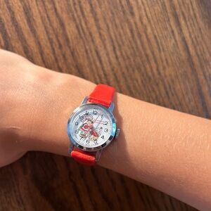 Bradley Time Division Strawberry Shortcake Red and silver watch from Hong Kong.